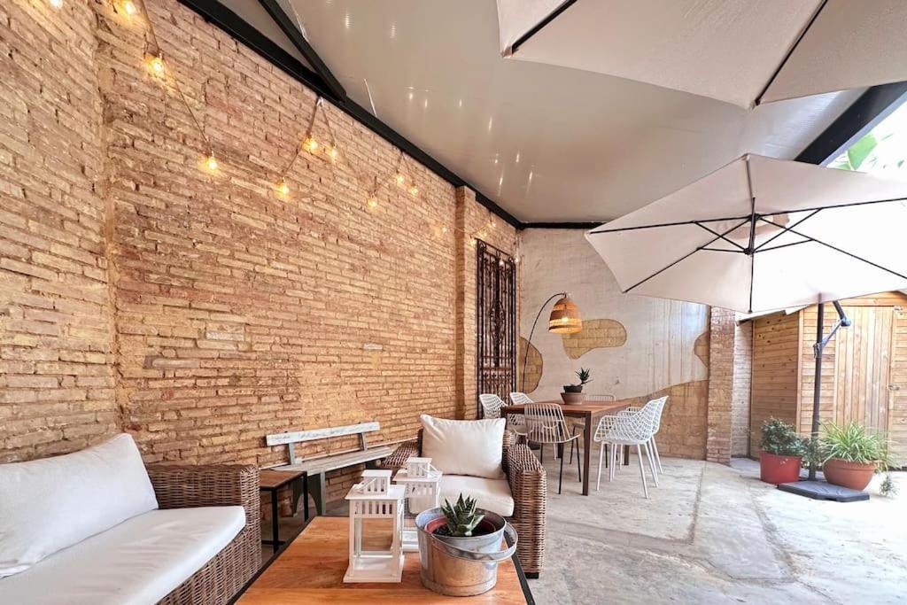 Ferienwohnung Tradicional Casa Con Patio Ruzafa Valencia Exterior foto